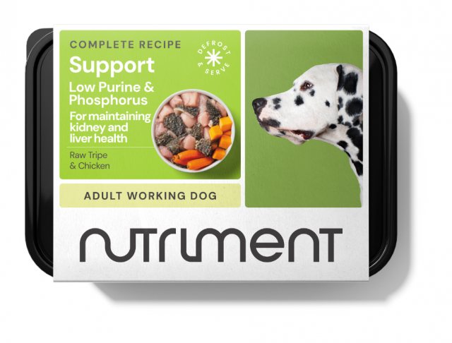 Nutriment Frozen Low Purine & Phosphorus Support Raw Tripe & Chicken Dog Food