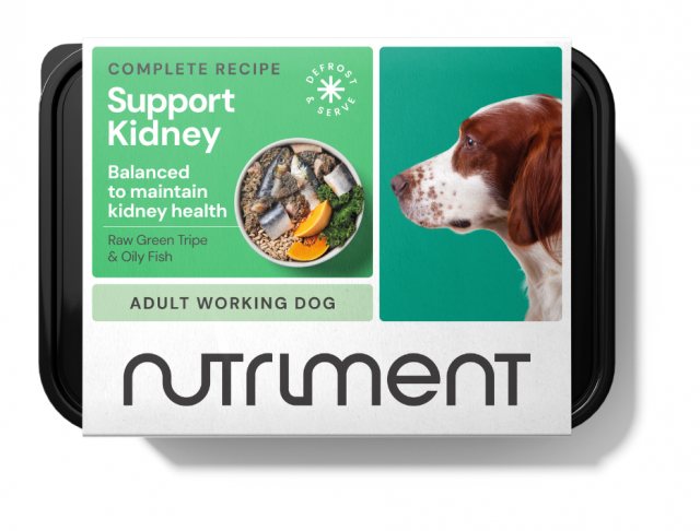 Nutriment Frozen Kidney Support Raw Green Tripe & Oily Fish Dog Food 500g