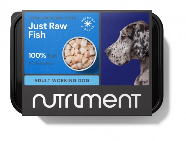 Nutriment Frozen Just Raw Fish Dog Food 500g