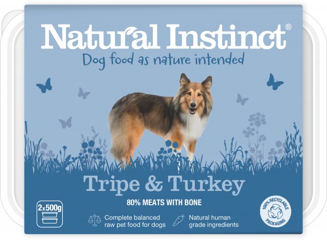 Nature's Instinct Tripe & Turkey Puppy Dog Food 2 x 500g