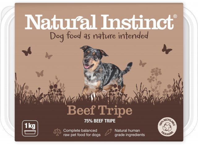 Nature's Instinct Beef Tripe Dog Food 1kg