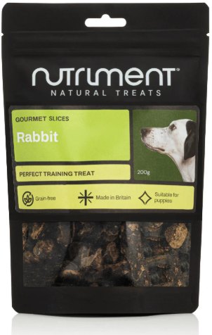 Nutriment Gourmet Rabbit Slices Treat 200g