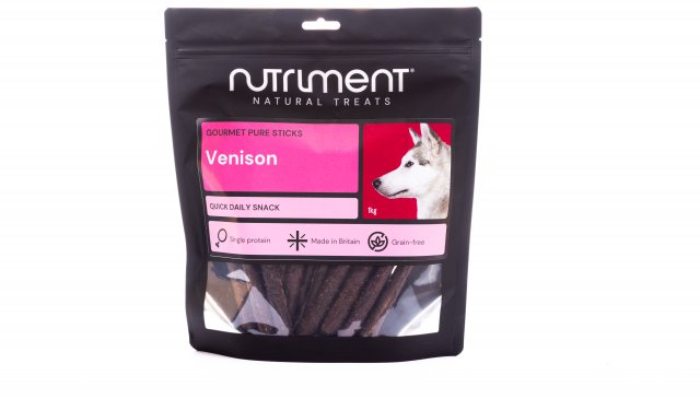 Nutriment Gourmet Venison Sticks Treat 4 Pack
