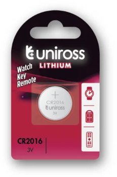 UNIROSS Uniross Lithium Coin Cell Battery 3v