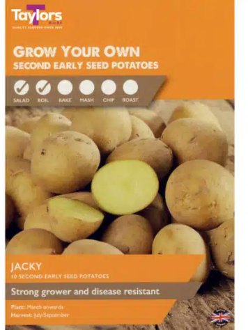 Taylors Bulbs Taylor's Bulbs Jacky Seed Potatoes 10 Pack