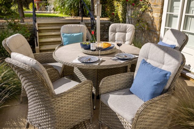 Hartman Eton Round Dining Set 6 Seater