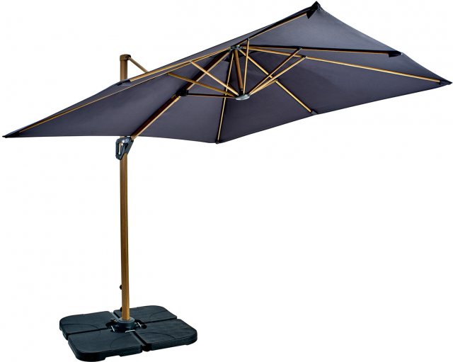 Hartman Aegean Square Cantilever Parasol 2.5m