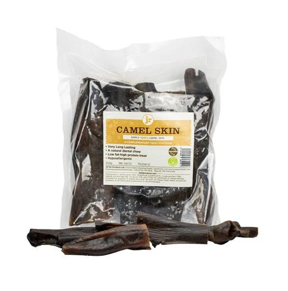 J R Pet Camel Skin Dog Treat 250g