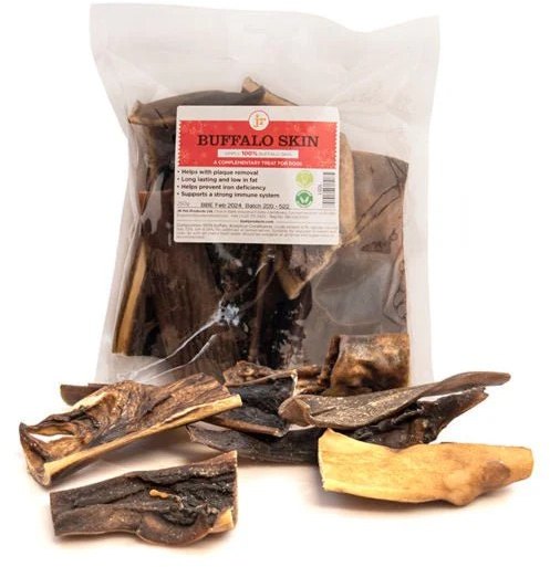 J R Pet Buffalo Skin Dog Treat 250g