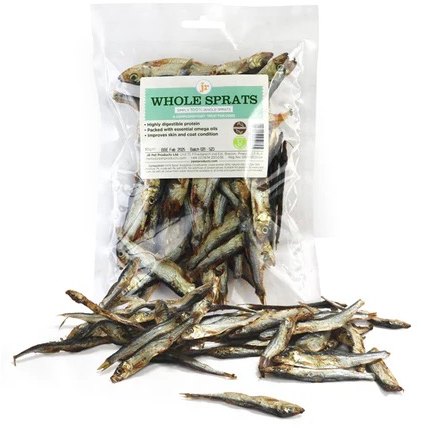 J R Pet Whole Baltic Sprats Dog Treat 85g