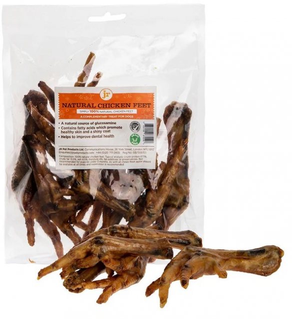 J R Pet Chicken Feet Dog Treat