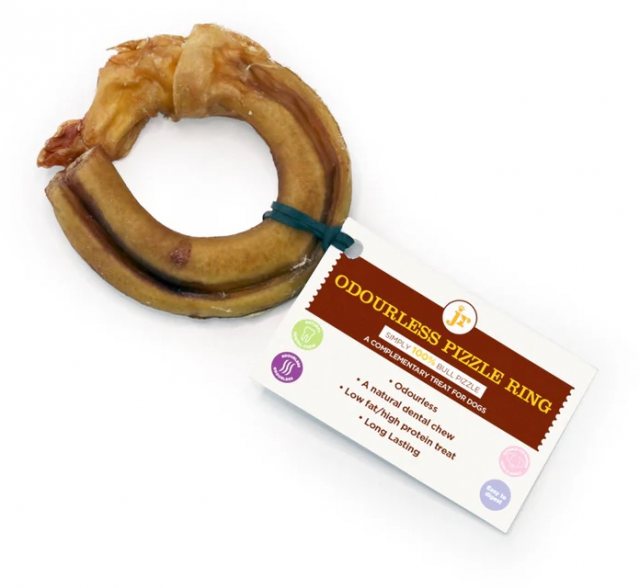 J R Pet Odourless Pizzle Ring Dog Treat