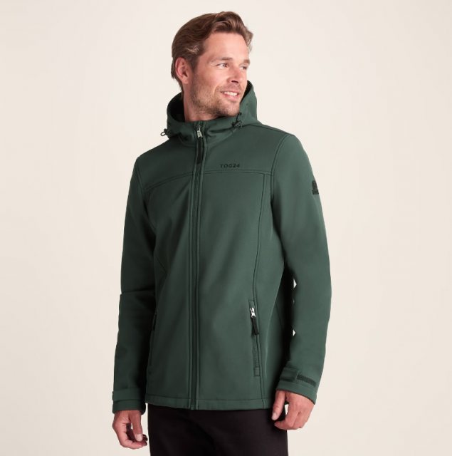 Tog24 Tog24 Feizor Softshell Hoodie Racing Green