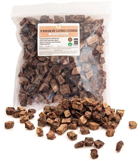 J R Pet Venison Lung Dog Treat 200g