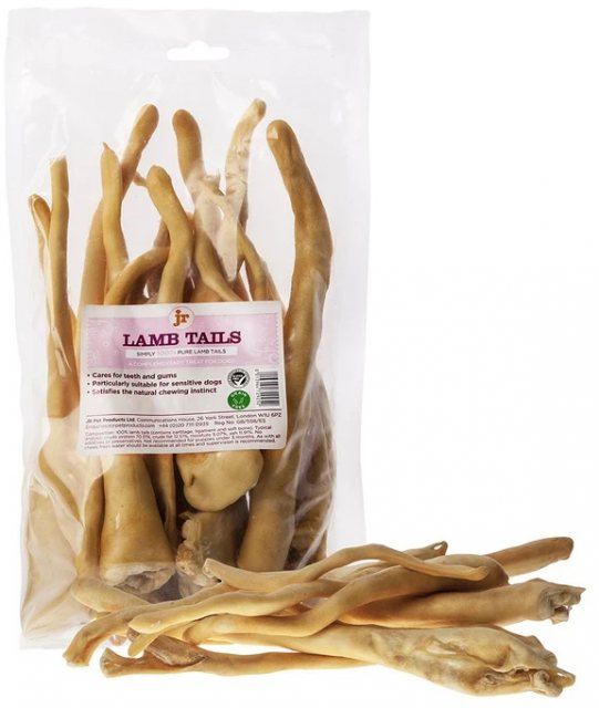J R Pet Lamb Tails Dog Treat 250g