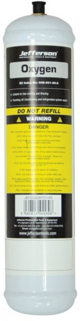 Jefferson Tools Jefferson Oxygen Gas 145g For Brazing Kit