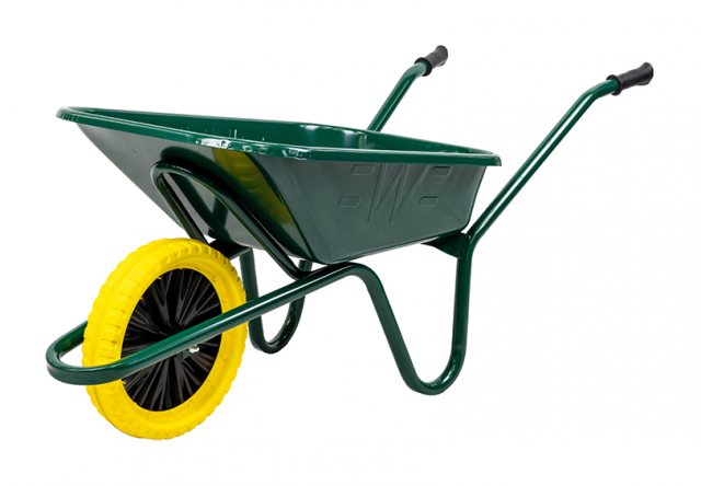 Walsall Endurance Heavy Duty Green Wheelbarrow 90L
