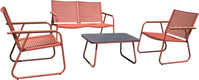 Woodlodge Woodlodge Naxos Lounge Set 4 Piece