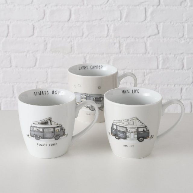 BOLTZE Boltze Van Life Mug 480ml Assorted