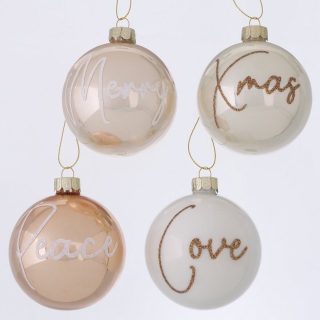 BOLTZE Boltze Wishes Bauble 8cm Assorted