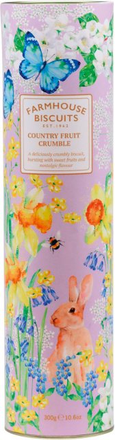 Farmhouse Biscuits Fruit Crumble Biscuits Tube 300g