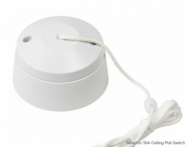 Westminster Electrical Ceiling Pull Switch White 10A