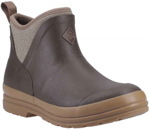 Muck Boot Muck Boots Ladies' Originals Ankle Wellington Brown/Herringbone