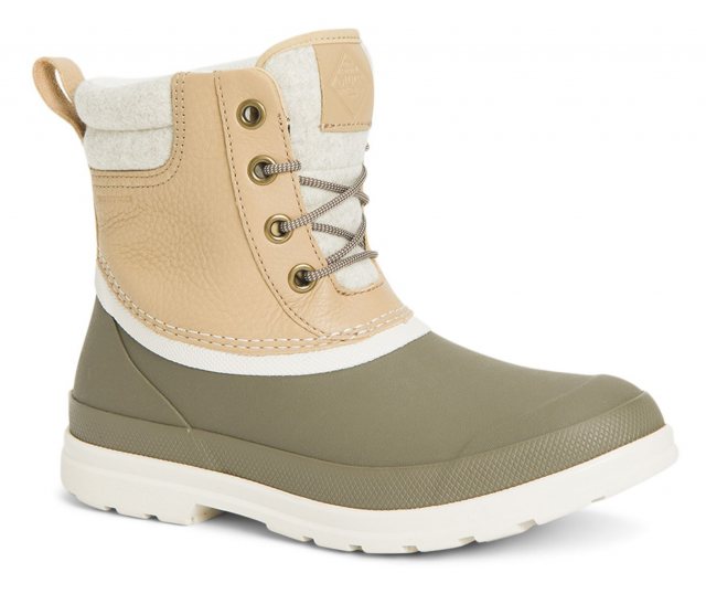 Muck Boot Muck Boots Ladies' Originals Duck Lace Boot Taupe/Walnut