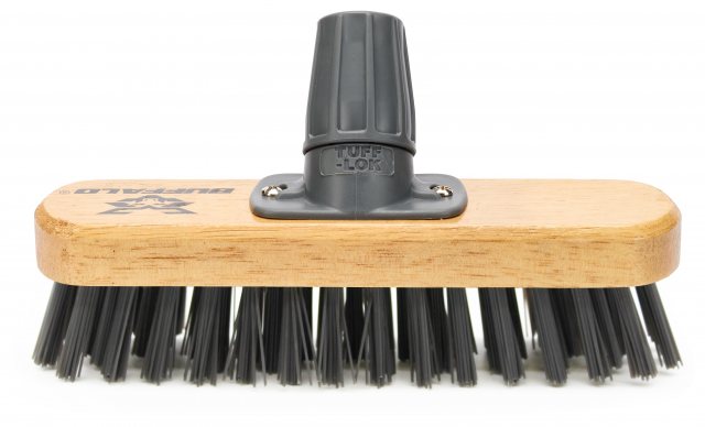 Buffalo PVC Deck Scrub Broom Head 9"
