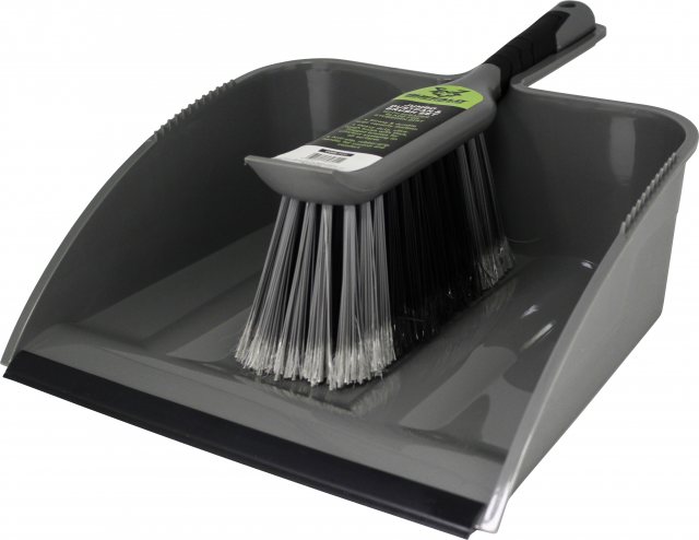 Buffalo Plastic Jumbo Dustpan & Brush