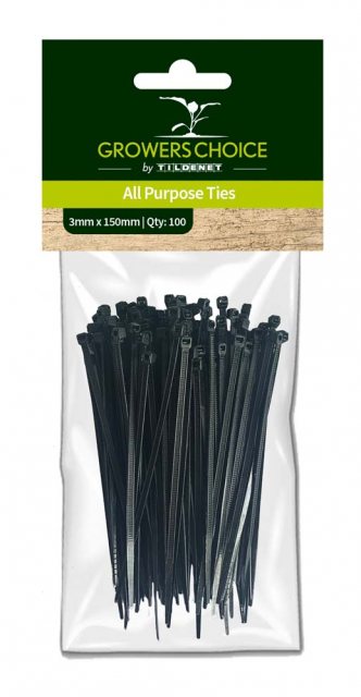 Tildenet All Purpose Ties 6" 100 Pack