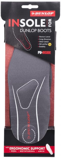 Dunlop Dunlop Premium Insole With Ergonomic Support Black