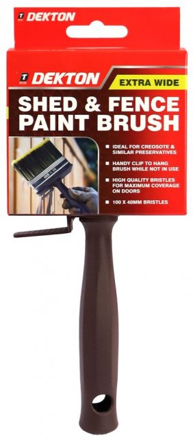 Dekton Shed & Fence Brush 100mm x 40mm