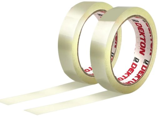 Dekton Clear Tape 40mm x 50m 2 Pack