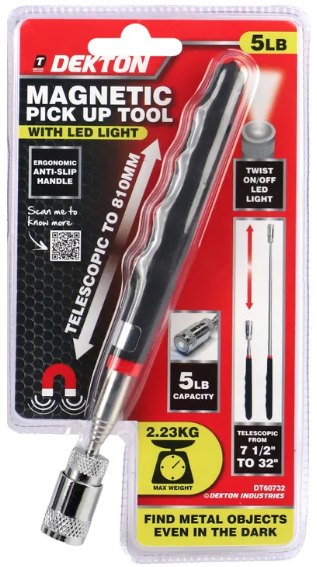 Dekton Telescopic LED Pick Up Tool