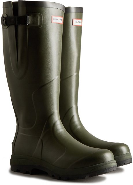 Hunter Hunter Unisex Balmoral Adjustable Classic Wellington Dark Olive