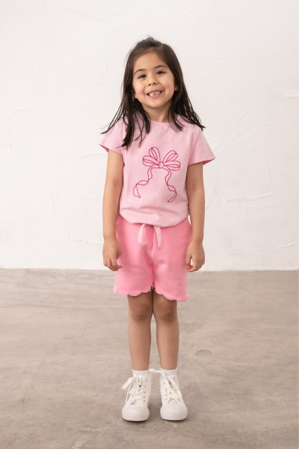 Lighthouse   Lighthouse Causeway Tie Top Pink Bow