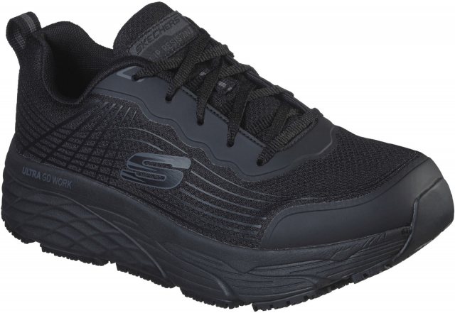 Skechers Skechers Men's Relaxed Fit Max Cushioning Elite Work Trainer Black
