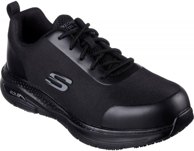 Skechers Skechers Men's Arch Fit SR Ringstap Work Trainer Black