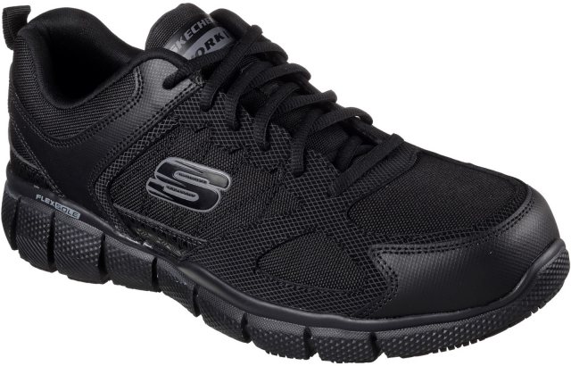 Skechers Skechers Telphin Sanphet Slip Resistant Trainer Black
