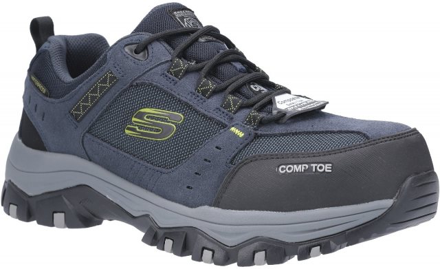 Skechers Skechers Men's Greetah Composite Toe Hiking Trainer Navy