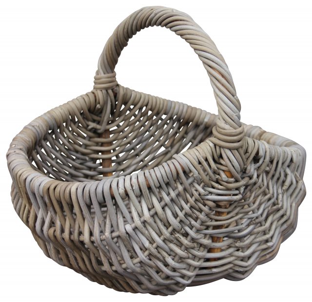 Lows Of Dundee Oval Trug With Hoop Handle