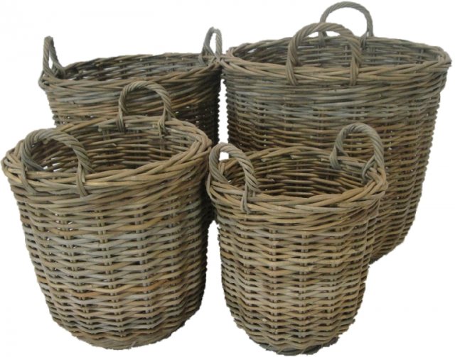 Lows Of Dundee Round Basket With Ear Handles