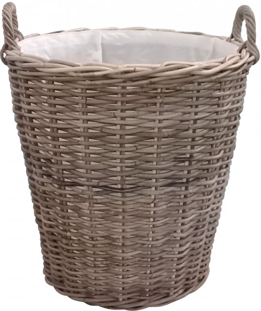 Lows Of Dundee Round Basket With Ear Handles & Liner