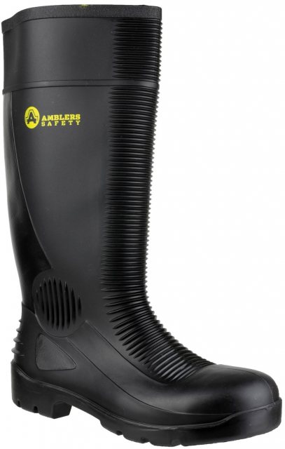 Amblers Amblers Unisex FS100 Construction Safety Wellington Black