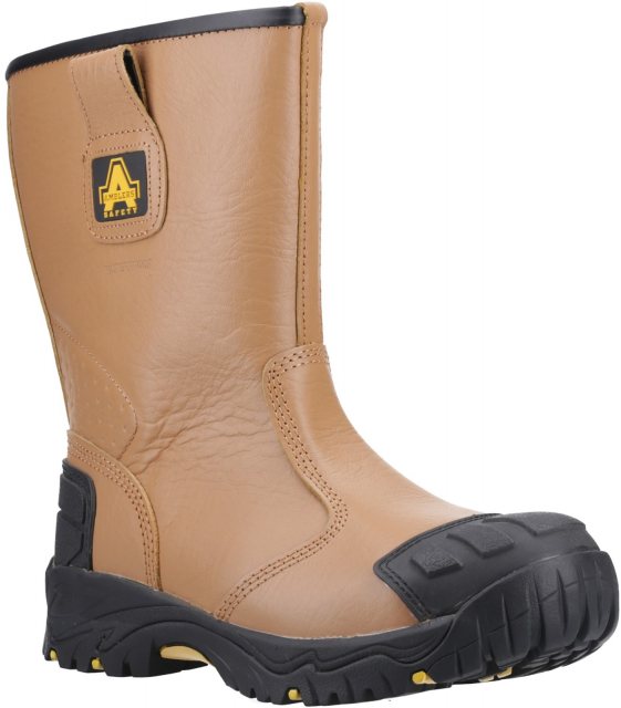 Amblers Amblers Men's FS143 Waterproof Pull On Safety Rigger Boot Tan
