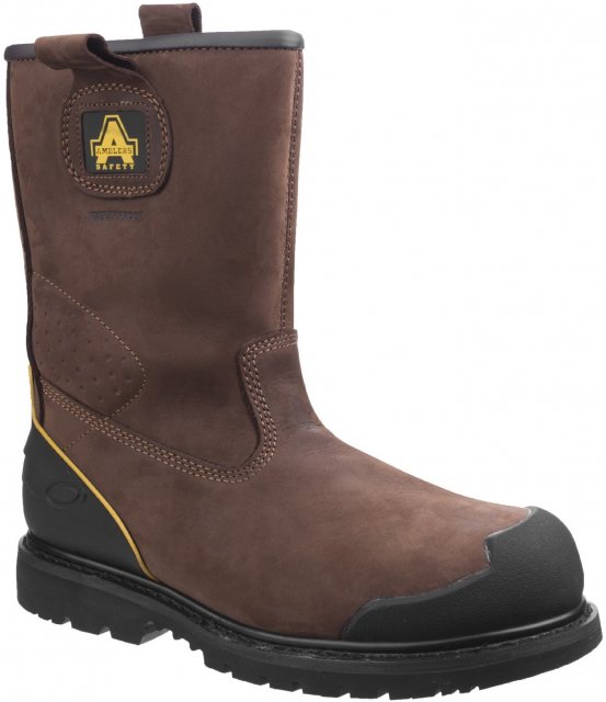 Amblers Amblers Men's FS223 Goodyear Welted Waterproof Pull On Industrial Safety Boot Brown