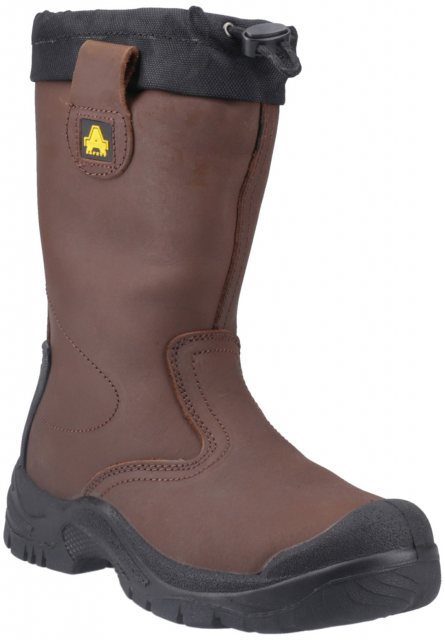 Amblers Amblers Unisex FS245 Antistatic Pull On Safety Rigger Boot Brown