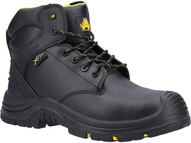 Amblers Amblers Unisex AS303C Wrekin Metal Free Metatarsal Waterproof Safety Boot Black