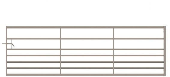 IAE 7 Rail Galvanised Big Bar Gate